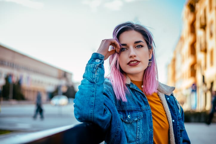 sassy millennial woman