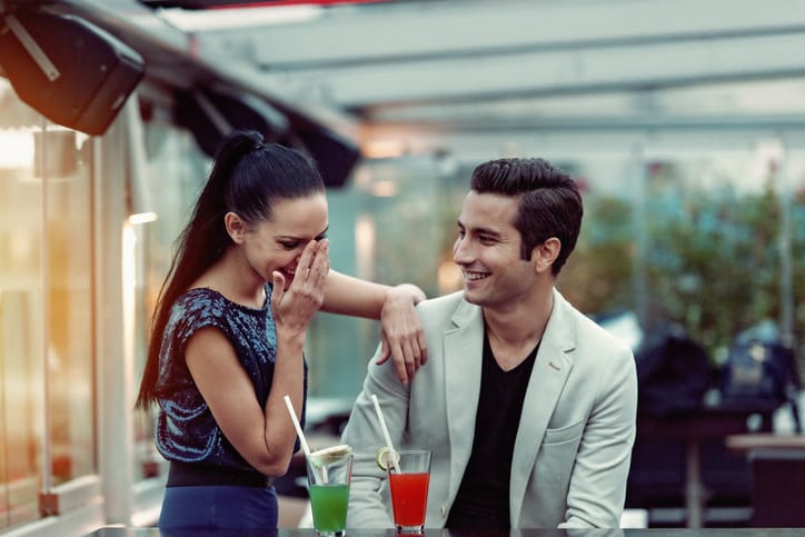Young people in a club