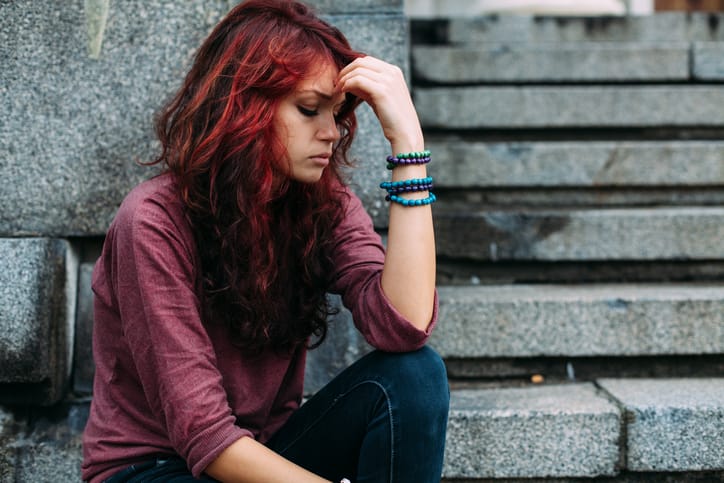 Girl outside