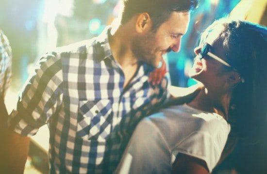 couple dancing close