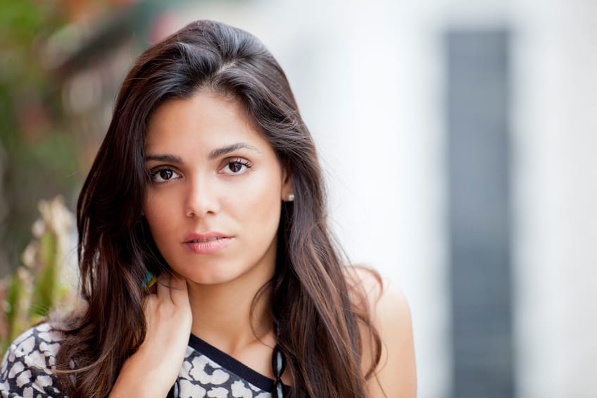 woman portrait serious