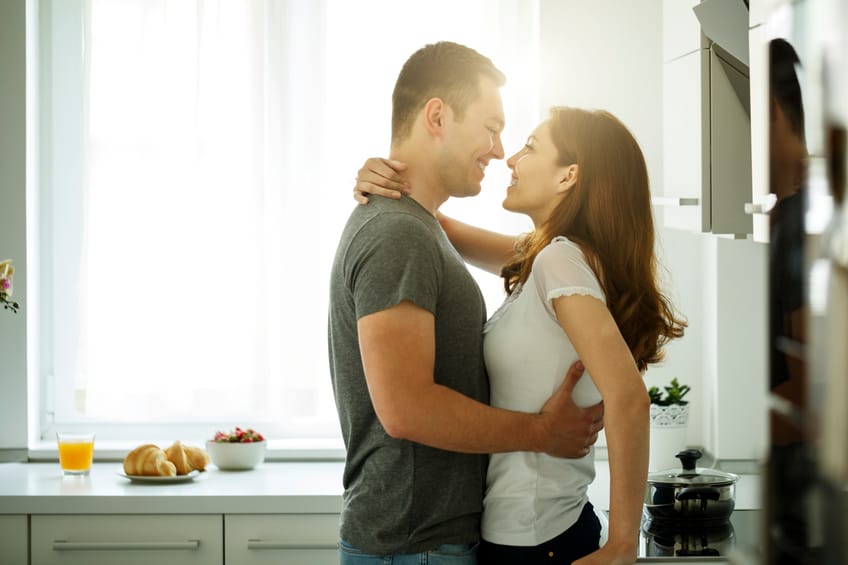 Young couple enjoying life together