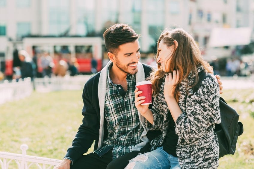 Cute couple in love