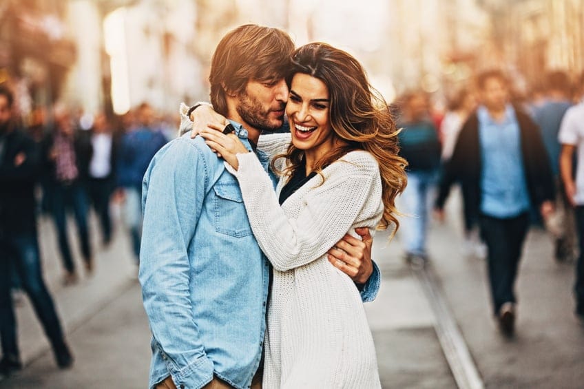 Happy young couple