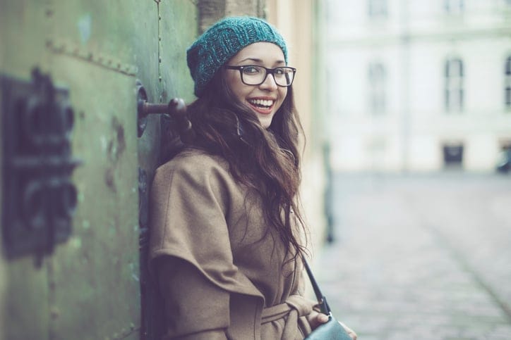 Young woman in the city