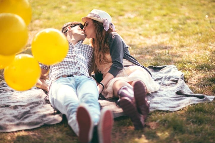 Young couple in love