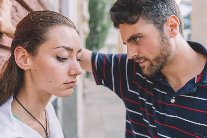 Young couple experiencing difficulties
