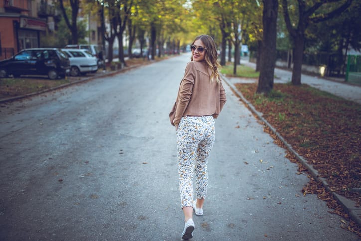 Fashion on the autumn day