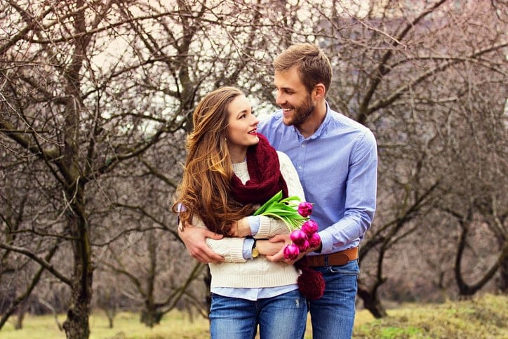 Love story of beautiful couple.
