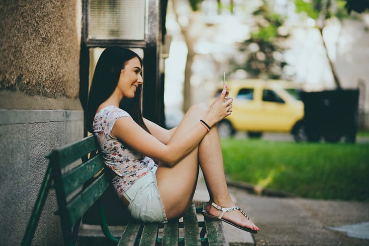 woman city summer outdoors