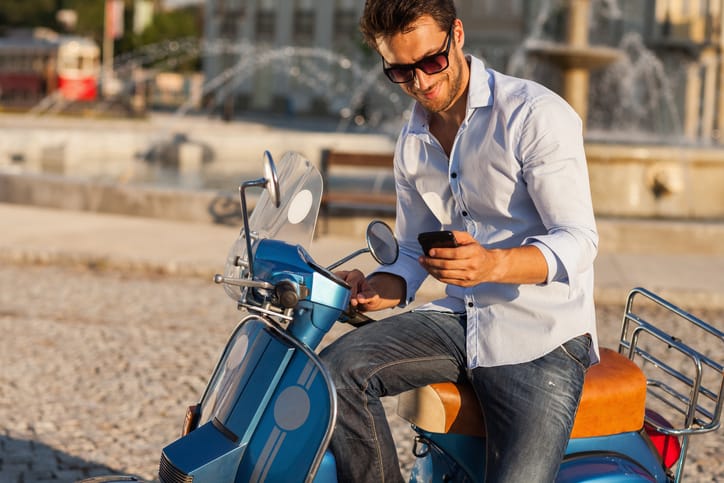 Using smart phone