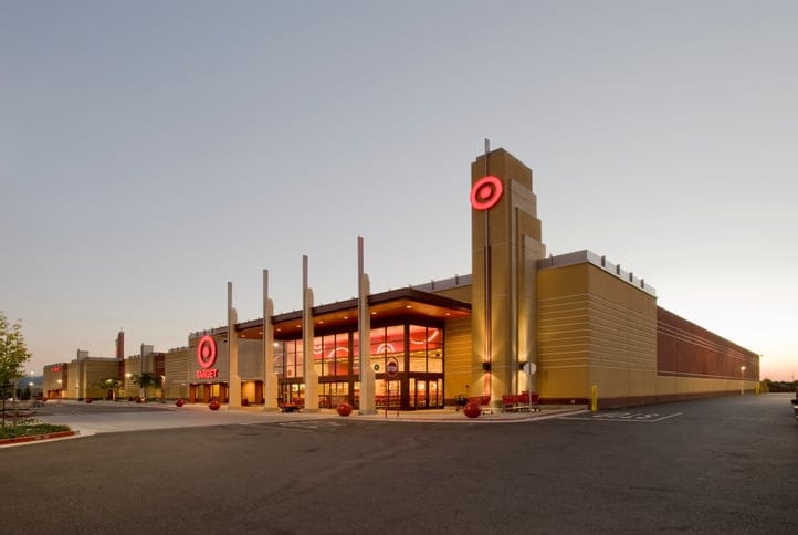 Target shopping store.