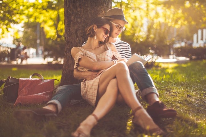 Young couple in the city