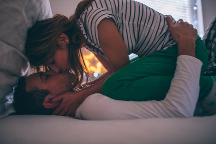 December morning in our bed