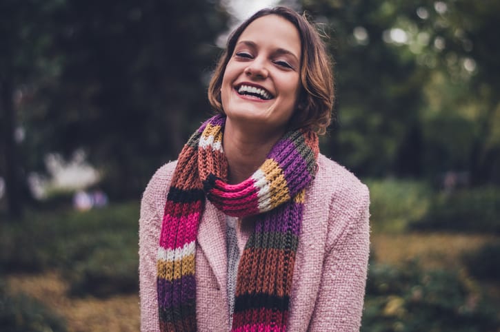 Happy woman