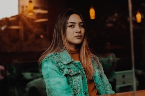 serious young woman