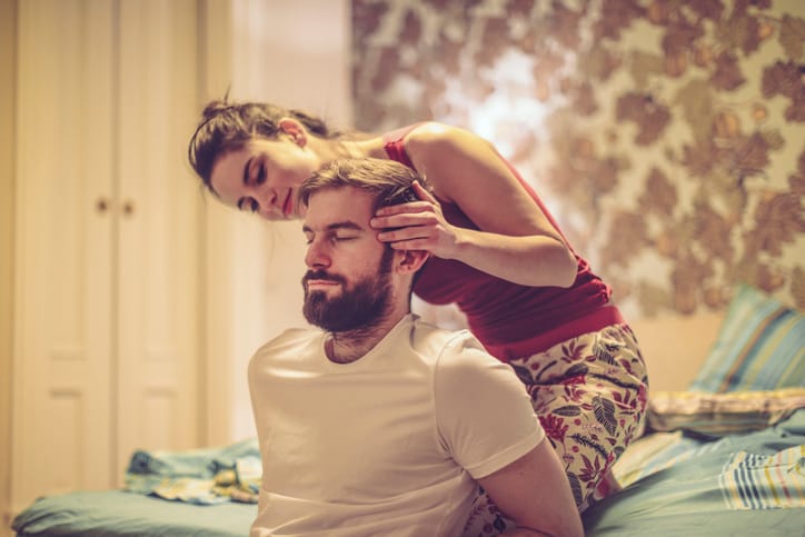 couple home massage