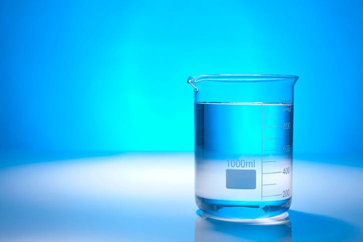 Science beaker.