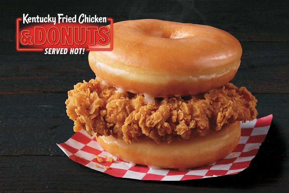 kfc donut chicken sandwich