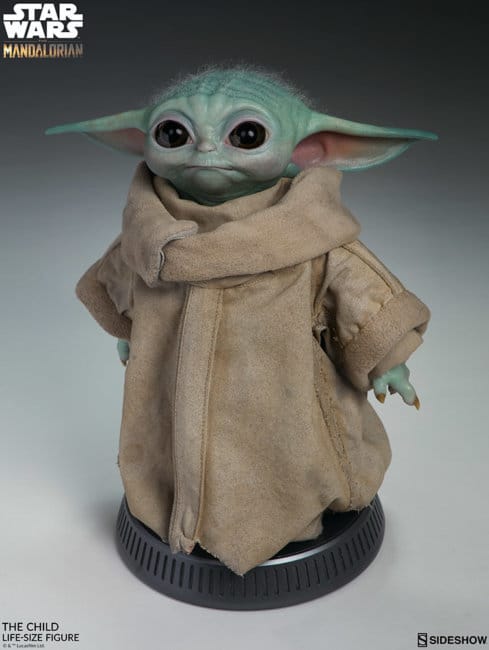 life-sized baby yoda