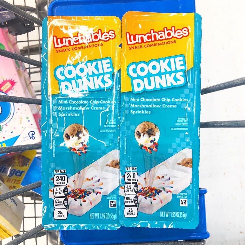 lunchables cookie dunks