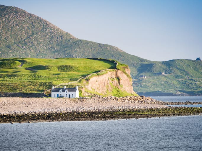 A house at the coast in Ireland.