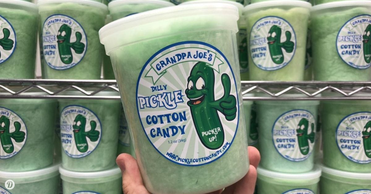 dill pickle cotton candy