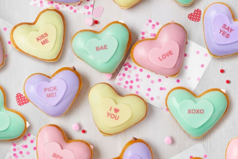 krispy kreme conversation heart