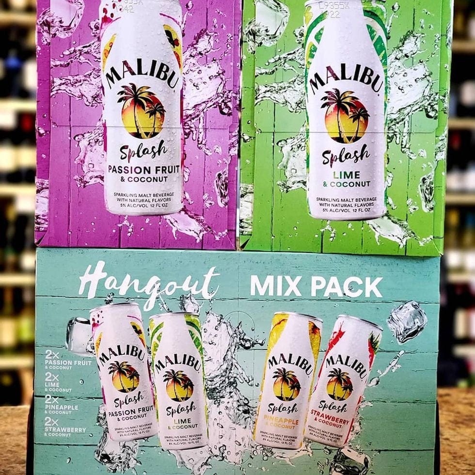 malibu rum splash