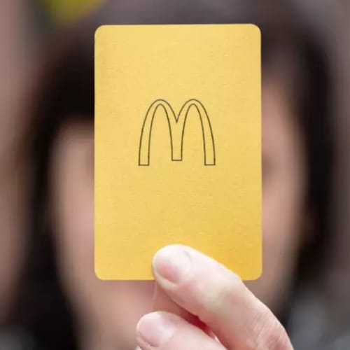 mcdonald's gold card