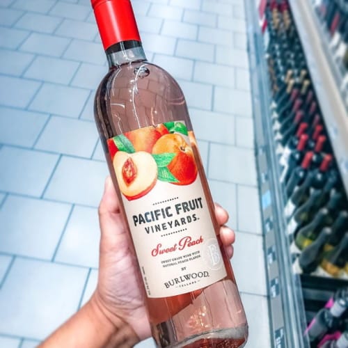 aldi sweet peach wine