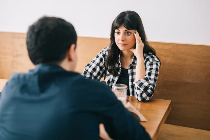 couple on a first date