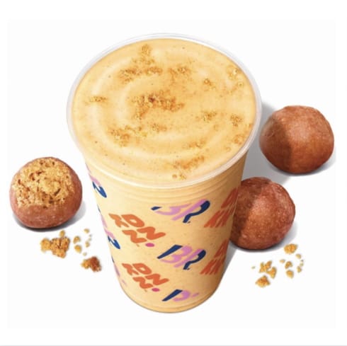 dunkin' munchkin milkshake