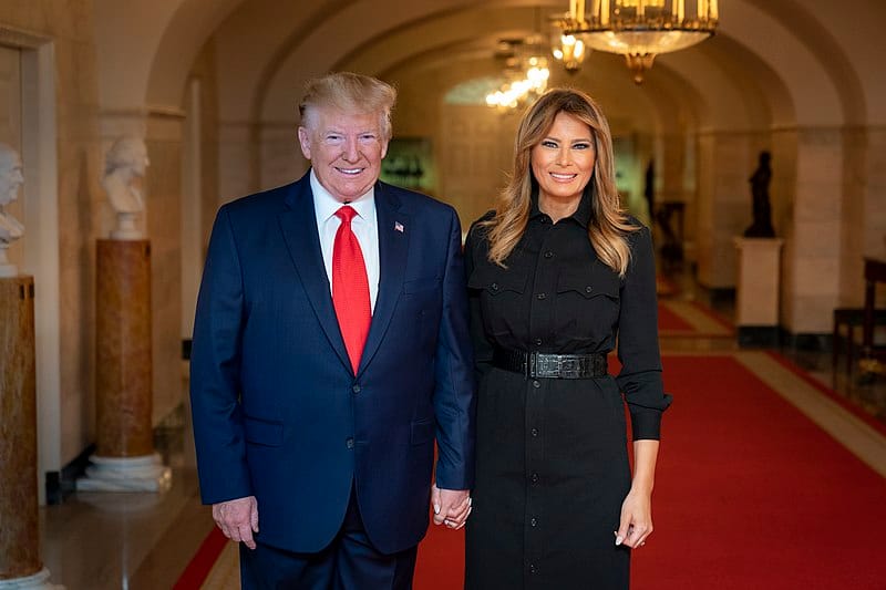 Donald Trump and Melania.