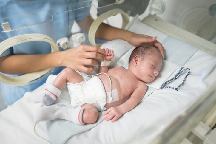 baby in intensive care