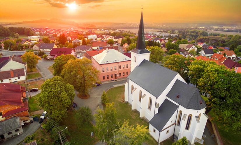 The Church St. Peter and Paul in Czech Republic.