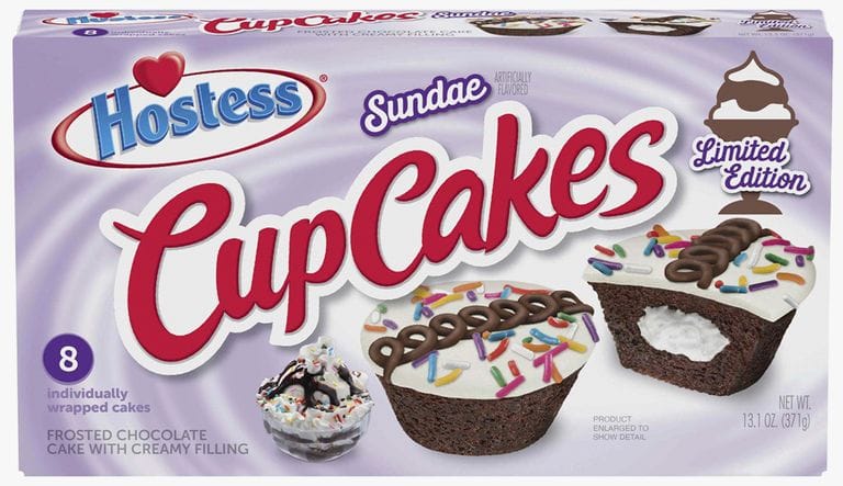 hostess sundae cupcakes