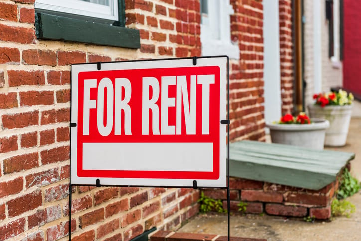 for rent sign