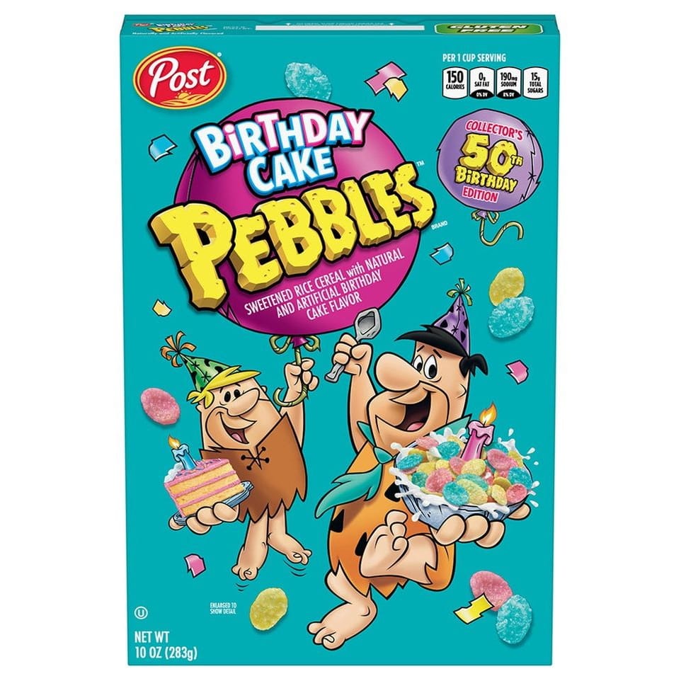 birthday cake pebbles