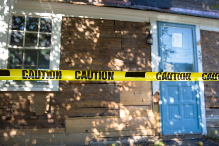 caution tape map