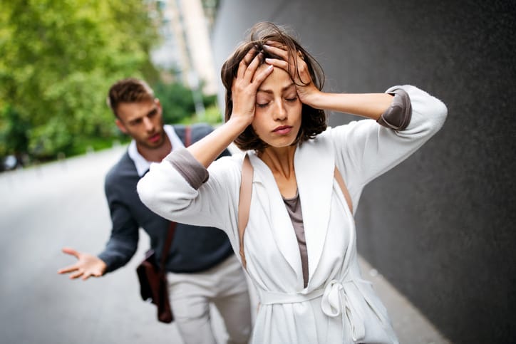 Man jealous of his wife.
