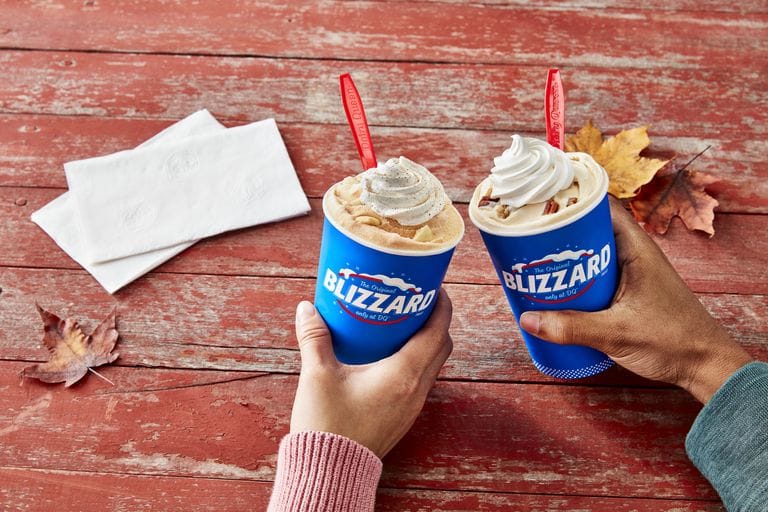 dairy queen pecan pie blizzard