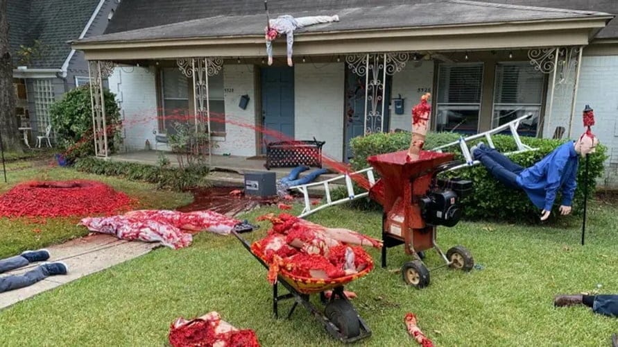 Steven Novak halloween decorations