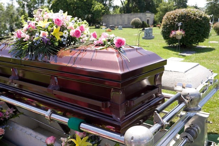 funeral casket
