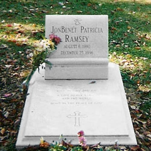 jonbenet ramsey grave