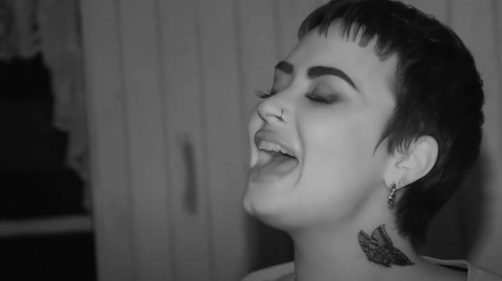 demi lovato sings to ghosts