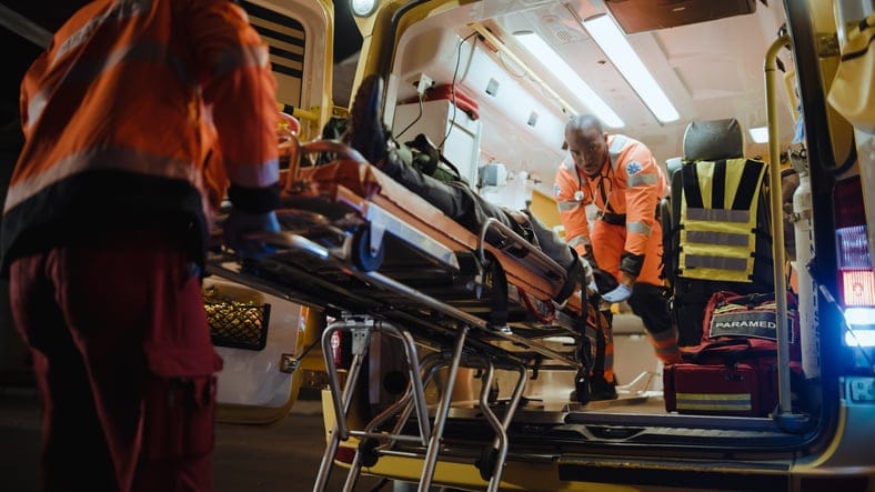 Team of EMS Paramedics.