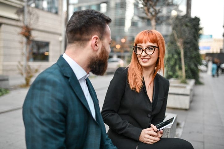 signs your coworker has feelings for you