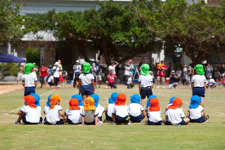 Child's sports day.