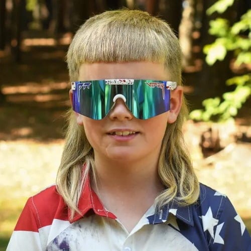 kid with mullet